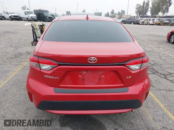 2020 Toyota Corolla LE with VIN 5YFEPRAE0LP091040, listed as a IAAI auction lot 42020079 with 39,031 mi miles and . Bid and sale history available at DreamBid. Image 16.