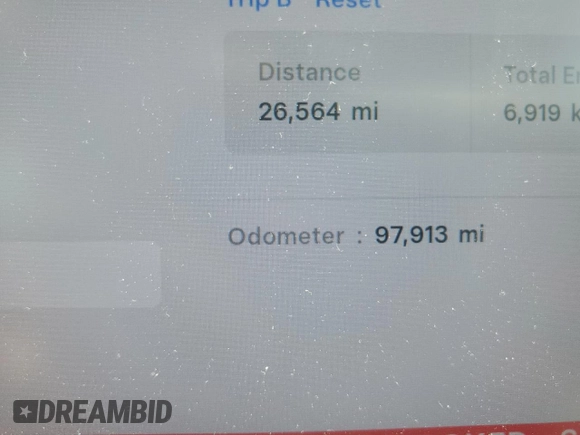 2019 Tesla Model 3 Mid Range with VIN 5YJ3E1EA9KF314367, listed as a Copart auction lot 54753605 with 97,913 mi miles and Salvage Title. Bid and sale history available at DreamBid. Image 9.