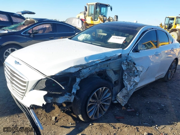 2016 Hyundai Genesis 3.8L with VIN KMHGN4JEXGU118461, listed as a IAAI auction lot 41368607 with 116,967 mi miles. Bid and sale history available at carsss.com. Image 6.