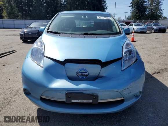 2015 Nissan LEAF S with VIN 1N4AZ0CP4FC315769, listed as a Copart auction lot 53134425 with 80,719 mi miles and Salvage Title. Bid and sale history available at DreamBid. Image 5.
