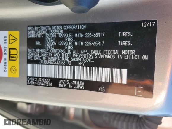 2018 Lexus NX 300h с VIN JTJBJRBZ3J2083173, выставлен на аукционе Copart как лот 80999674 с пробегом 85 728 миль миль и Списание • Salvage title. История ставок и продаж доступна на DreamBid. Изображение 14.