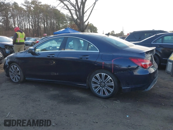 2019 Mercedes-Benz CLA 250 with VIN WDDSJ4GB7KN724834, listed as a IAAI auction lot 41397528 with 47,727 mi miles and . Bid and sale history available at DreamBid. Image 14.