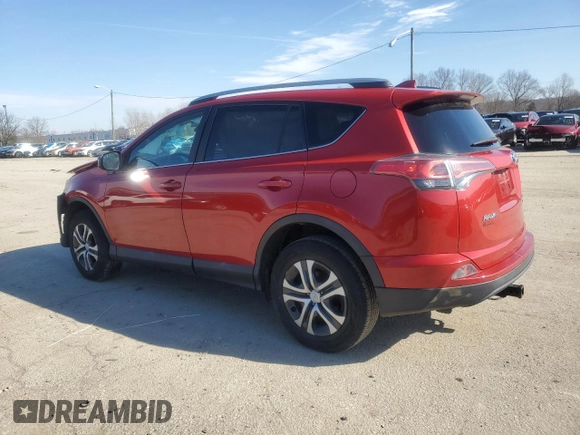 2017 Toyota RAV4 LE with VIN 2T3BFREV8HW572344, listed as a Copart auction lot 45907255 with 9,001 mi miles and Salvage Title. Bid and sale history available at carsss.com. Image 2.
