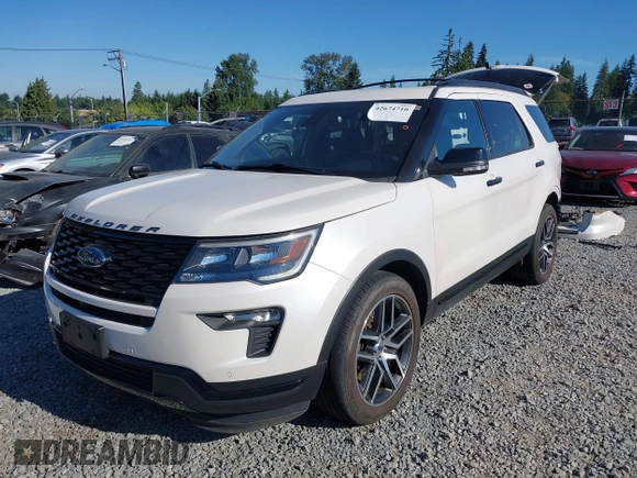 2018 Ford Explorer Sport z VIN 1FM5K8GT2JGA78587, wystawiony jako IAAI lot #42674710 z przebiegiem 66 980 mil mil oraz . Historia ofert i sprzedaży dostępna na DreamBid. Obrazek 18.