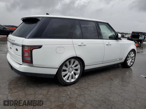 2016 Land Rover Range Rover Supercharged with VIN SALGS2EF3GA274078, listed as a Copart auction lot 51662885 with 73,221 mi miles and Clean title. Bid and sale history available at DreamBid. Image 3.