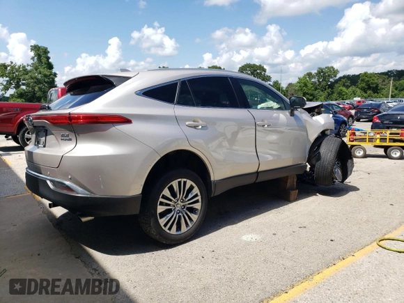 2022 Toyota Venza LE with VIN JTEAAAAH2NJ100870, listed as a Copart auction lot 59356854 with 39,087 mi miles and Salvage Title. Bid and sale history available at carsss.com. Image 3.