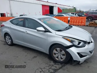 2016 Hyundai Elantra SE with VIN 5NPDH4AE5GH756867, listed as a IAAI auction lot 41761113 with 148,954 mi miles and . Bid and sale history available at DreamBid. Image 1.