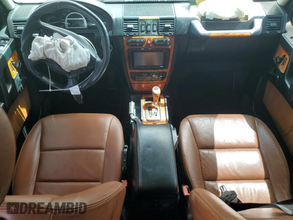 2004 Mercedes-Benz G with VIN WDCYR46E74X144672, listed as a Copart auction lot 55212454 with 143,994 mi miles and Salvage Title. Bid and sale history available at DreamBid. Image 8.