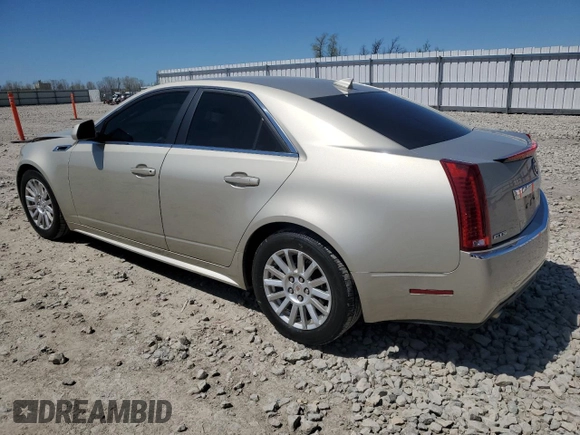 2013 Cadillac CTS Luxury with VIN 1G6DE5E58D0179532, listed as a Copart auction lot 56161295 with 186,488 mi miles and Non Repairable. Bid and sale history available at DreamBid. Image 2.