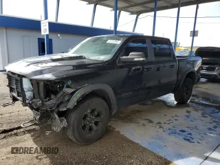 2020 Ram 1500 Rebel with VIN 1C6SRFLT0LN170817, listed as a Copart auction lot 62157665 with 100,861 mi miles and Salvage title. Bid and sale history available at DreamBid. Image 1.