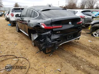 2019 BMW X4 xDrive30i with VIN 5UXUJ3C54KLG52954, listed as a Copart auction lot 37513493 with 51,678 mi miles. Bid and sale history available at carsss.com. Image 2.
