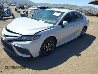 2023 Toyota Camry SE with VIN 4T1G11AK5PU126970, listed as a IAAI auction lot 42164749 with 51,623 mi miles. Bid and sale history available at carsss.com. Image 17.