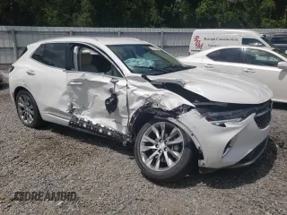2021 Buick Envision Avenir with VIN LRBFZRR41MD122678, listed as a Copart auction lot 43330185 with 0 mi miles and Salvage Title. Bid and sale history available at carsss.com. Image 4.