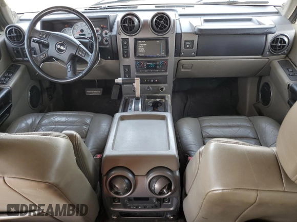 2004 Hummer H2 with VIN 5GRGN23U74H117378, listed as a Copart auction lot 53054185 with 117,378 mi miles and Clean Title. Bid and sale history available at carsss.com. Image 8.