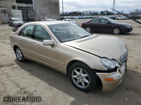 2003 Mercedes-Benz C 320 with VIN WDBRF64J83E010244, listed as a Copart auction lot 45042134 with Not Provided miles and Clean Title. Bid and sale history available at DreamBid. Image 4.