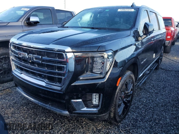 2022 GMC Yukon XL SLT with VIN 1GKS1GKDXNR351617, listed as a Copart auction lot 73962324 with 44,816 mi miles and Salvage Title. Bid and sale history available at carsss.com. Image 1.