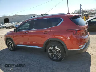 2020 Hyundai Santa Fe SEL with VIN 5NMS3CAAXLH186434, listed as a Copart auction lot 53346755 with 69,664 mi miles and Salvage Title. Bid and sale history available at DreamBid. Image 2.