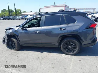 2024 Toyota RAV4 Hybrid XSE with VIN JTME6RFV0RJ041313, listed as a IAAI auction lot 42283581 with 25,096 mi miles and . Bid and sale history available at DreamBid. Image 14.