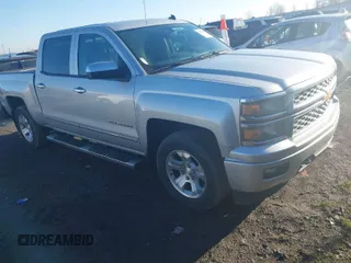2014 Chevrolet Silverado 1500 LTZ with VIN 3GCUKSEC3EG400650, listed as a IAAI auction lot 41596087 with 127,240 mi miles. Bid and sale history available at carsss.com. Image 1.