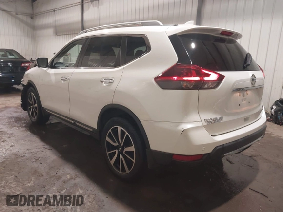 2019 Nissan Rogue SV with VIN 5N1AT2MV7KC747105, listed as a IAAI auction lot 41445027 with 40,958 mi miles. Bid and sale history available at carsss.com. Image 3.