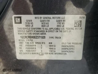2014 Chevrolet Silverado 1500 LT with VIN 1GCRCREH8EZ371928, listed as a Copart auction lot 69517684 with 0 mi miles and Salvage Title. Bid and sale history available at carsss.com. Image 13.