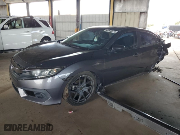 2016 Honda Civic Sedan EX with VIN 2HGFC2F81GH504302, listed as a Copart auction lot 48670535 with 170,693 mi miles and Salvage Title. Bid and sale history available at carsss.com. Image 1.
