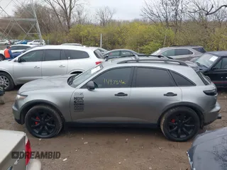2008 Infiniti FX z VIN JNRAS08W58X204626, wystawiony jako IAAI lot #40947823 z przebiegiem 149 734 mil mil oraz . Historia ofert i sprzedaży dostępna na DreamBid. Obrazek 15.