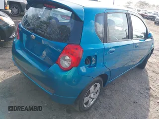 2009 Chevrolet Aveo 1LT with VIN KL1TD66E39B667466, listed as a IAAI auction lot 41719971 with 149,236 mi miles and . Bid and sale history available at DreamBid. Image 4.
