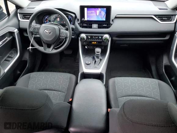 2023 Toyota RAV4 Hybrid XLE with VIN 2T3UWRFV7PW177240, listed as a Copart auction lot 55631115 with 7,655 mi miles and Salvage title. Bid and sale history available at DreamBid. Image 8.
