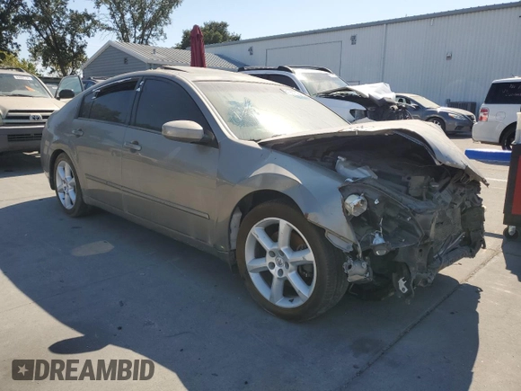2004 Nissan Maxima SE with VIN 1N4BA41E64C863256, listed as a Copart auction lot 61951094 with 0 mi miles and Salvage Title. Bid and sale history available at carsss.com. Image 4.