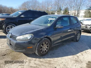 2013 Volkswagen Golf w/Conv & Sunroof с VIN WVWBB7AJ2DW006713, выставлен на аукционе Copart как лот 43227565 с пробегом 94 137 миль миль и Чистый • Clean title. История ставок и продаж доступна на DreamBid. Изображение 1.
