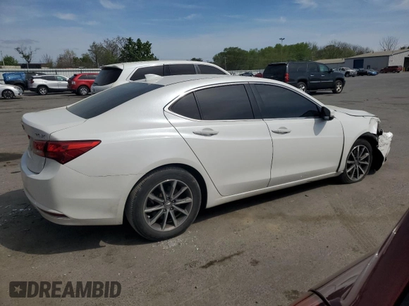 2019 Acura TLX with VIN 19UUB1F33KA007915, listed as a Copart auction lot 54687515 with 92,335 mi miles and Salvage title. Bid and sale history available at DreamBid. Image 3.