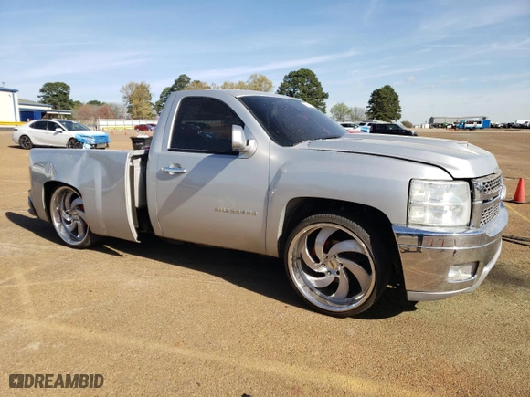 2011 Chevrolet Silverado 1500 Work Truck with VIN 1GCNCPEX0BZ420397, listed as a Copart auction lot 49412615 with 91,633 mi miles and Salvage Title. Bid and sale history available at carsss.com. Image 4.