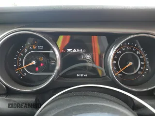 2018 Jeep Wrangler Unlimited Sahara with VIN 1C4HJXEG9JW231976, listed as a Copart auction lot 62427345 with 54,127 mi miles and Salvage title. Bid and sale history available at DreamBid. Image 9.