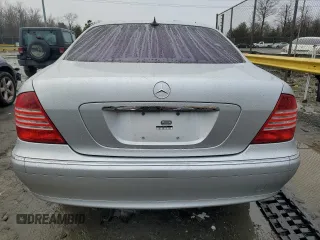 2006 Mercedes-Benz S 430 with VIN WDBNG83J56A480722, listed as a Copart auction lot 84189154 with 126,437 mi miles and Salvage Title. Bid and sale history available at carsss.com. Image 6.