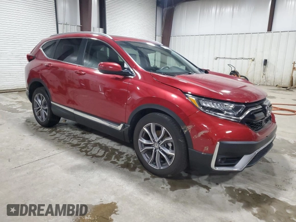 2022 Honda CR-V Touring with VIN 2HKRW2H96NH648893, listed as a Copart auction lot 51860245 with 5,057 mi miles and Salvage Title. Bid and sale history available at carsss.com. Image 4.