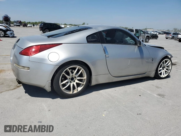 2003 Nissan 350Z Touring z VIN JN1AZ34E63T016212, wystawiony jako Copart lot #53799605 z przebiegiem 176 292 mil mil oraz Czysty tytuł • Clean title. Historia ofert i sprzedaży dostępna na DreamBid. Obrazek 3.
