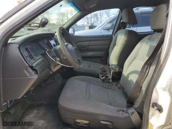 2008 Ford Police Interceptor with VIN 2FAFP71V78X150151, listed as a Copart auction lot 43989355 with 254,736 mi miles and Salvage Title. Bid and sale history available at carsss.com. Image 7.