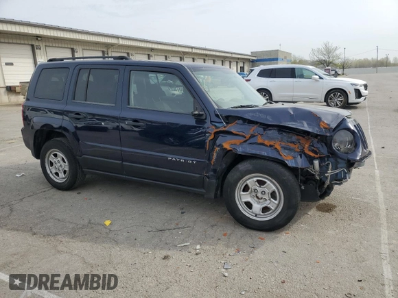 2014 Jeep Patriot Altitude with VIN 1C4NJPBA1ED689841, listed as a Copart auction lot 53427925 with 168,601 mi miles and Salvage title. Bid and sale history available at DreamBid. Image 4.