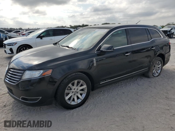 2017 Lincoln MKT with VIN 2LMHJ5NK4HBL01419, listed as a Copart auction lot 53035835 with 302,071 mi miles and Salvage Title. Bid and sale history available at DreamBid. Image 1.