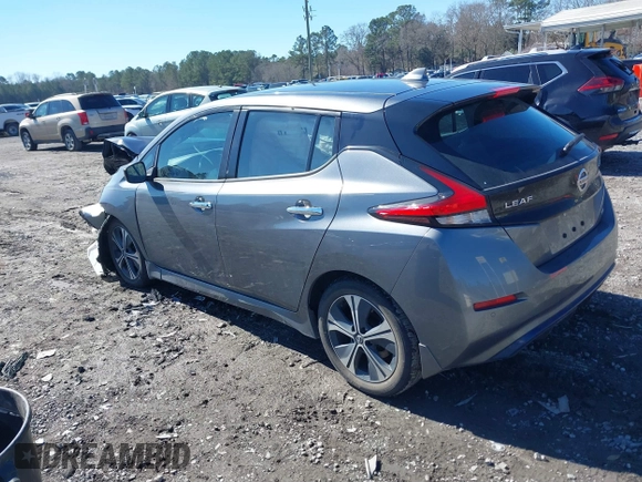 2021 Nissan LEAF SV with VIN 1N4AZ1CV0MC554964, listed as a IAAI auction lot 41649673 with 24,605 mi miles and . Bid and sale history available at DreamBid. Image 3.
