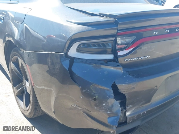 2018 Dodge Charger Daytona with VIN 2C3CDXCTXJH142390, listed as a IAAI auction lot 41693738 with 122,435 mi miles. Bid and sale history available at carsss.com. Image 6.