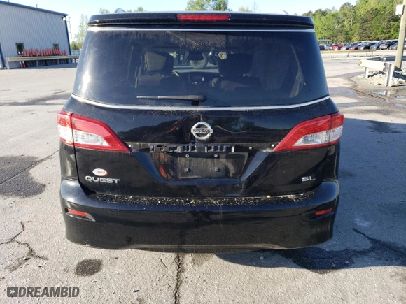 2015 Nissan Quest S with VIN JN8AE2KP9F9133246, listed as a Copart auction lot 50625534 with 132,797 mi miles. Bid and sale history available at carsss.com. Image 6.