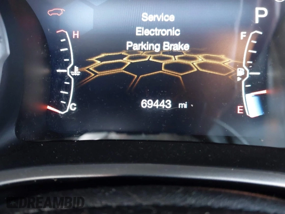 2019 Jeep Compass Latitude with VIN 3C4NJDBB4KT593022, listed as a IAAI auction lot 41627841 with 69,443 mi miles and . Bid and sale history available at DreamBid. Image 15.