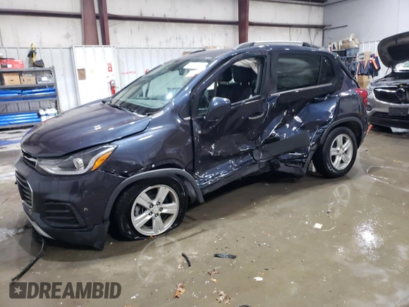 2018 Chevrolet Trax LT with VIN 3GNCJLSB5JL229540, listed as a Copart auction lot 87914115 with 120,842 mi miles and Non Repairable. Bid and sale history available at carsss.com. Image 1.