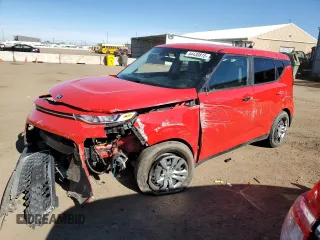 2020 Kia Soul LX with VIN KNDJ23AU2L7720722, listed as a Copart auction lot 44430815 with 46,649 mi miles and Salvage Title. Bid and sale history available at carsss.com. Image 1.