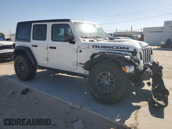 2021 Jeep Wrangler Unlimited Rubicon с VIN 1C4JJXFG4MW838808, выставлен на аукционе Copart как лот 57684355 с пробегом 45 240 миль миль и Списание • Salvage title. История ставок и продаж доступна на DreamBid. Изображение 4.