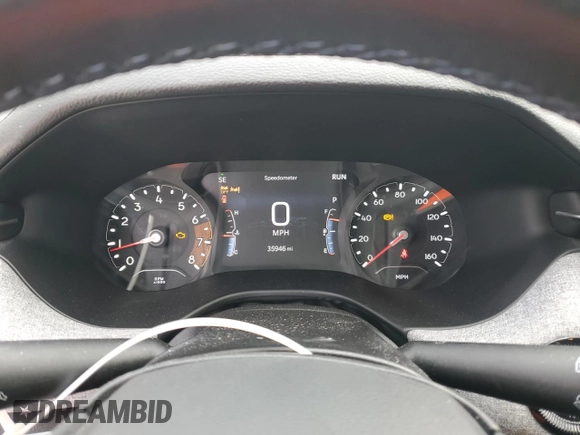2022 Jeep Compass Latitude with VIN 3C4NJDBB2NT111913, listed as a Copart auction lot 47461105 with 35,946 mi miles and Salvage Title. Bid and sale history available at DreamBid. Image 9.