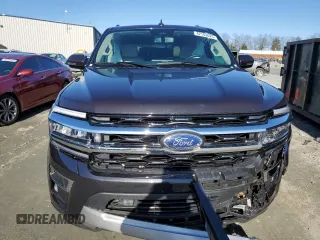 2024 Ford Expedition Max Limited с VIN 1FMJK2A8XREA36711, выставлен на аукционе Copart как лот 42152625 с пробегом 33 805 миль миль и Списание • Salvage title. История ставок и продаж доступна на DreamBid. Изображение 5.