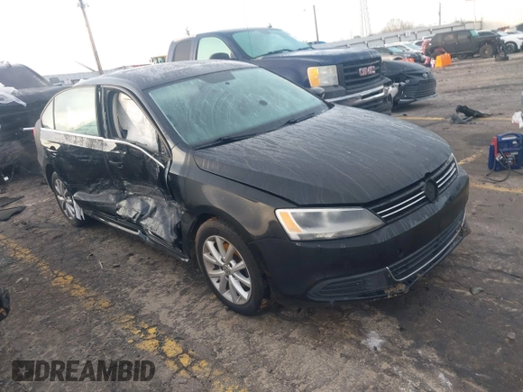 2014 Volkswagen Jetta Sedan SE with VIN 3VWD17AJ1EM322226, listed as a IAAI auction lot 41211984 with 217,084 mi miles. Bid and sale history available at carsss.com. Image 1.